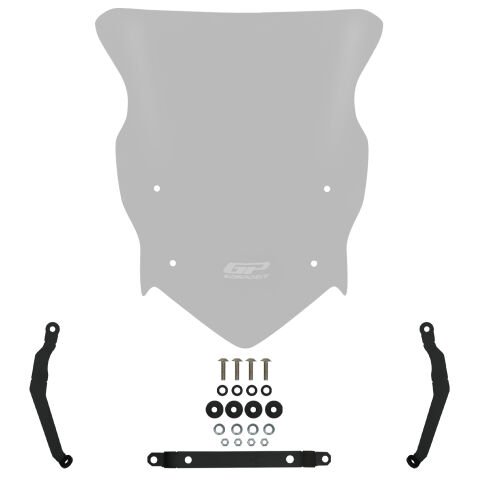 GP Kompozit TVS Raider 125 2021-2025 Uyumlu Ön Cam Füme