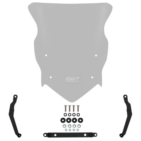 GP Kompozit TVS Raider 125 2021-2025 Uyumlu Ön Cam Füme