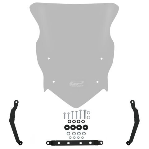 GP Kompozit TVS Raider 125 2021-2025 Uyumlu Ön Cam Füme