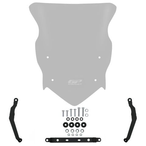 GP Kompozit TVS Raider 125 2021-2025 Uyumlu Ön Cam Füme