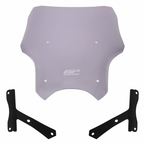 GP Kompozit Hero X-Pulse 200 2020-2024 Uyumlu Kısa Ön Cam Füme