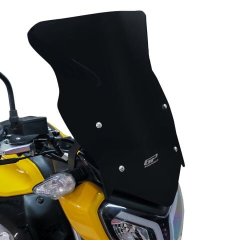 GP Kompozit TVS Raider 125 2021-2025 Uyumlu Ön Cam Siyah