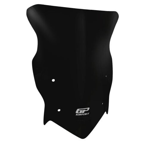 GP Kompozit TVS Raider 125 2021-2025 Uyumlu Ön Cam Siyah