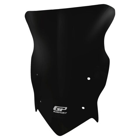 GP Kompozit TVS Raider 125 2021-2025 Uyumlu Ön Cam Siyah