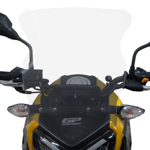 GP Kompozit TVS Raider 125 2021-2025 Uyumlu Ön Cam Şeffaf