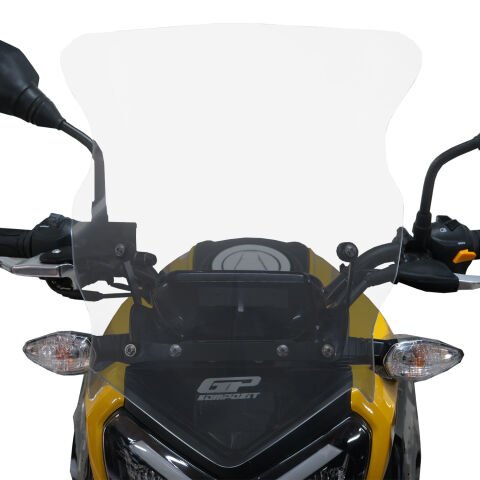 GP Kompozit TVS Raider 125 2021-2025 Uyumlu Ön Cam Şeffaf