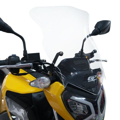 GP Kompozit TVS Raider 125 2021-2025 Uyumlu Ön Cam Şeffaf