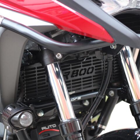 GP Kompozit Honda VFR800 2015-2023 Uyumlu Radyatör Koruma Siyah