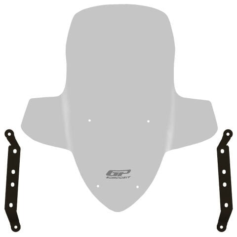 GP Kompozit SYM Joyride 300 2023-2024 Uyumlu Elcikli Ön Cam Füme