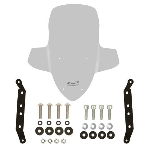 GP Kompozit SYM Joyride 300 2023-2024 Uyumlu Elcikli Ön Cam Füme