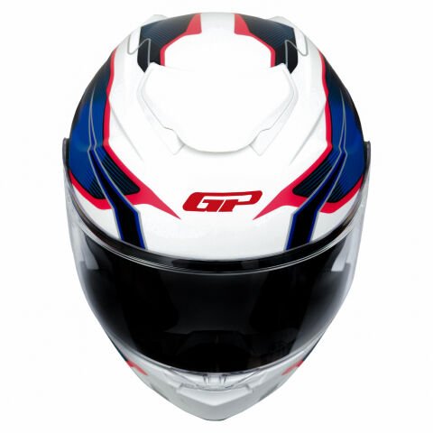 GP Kompozit MKS007-EWBR Güneş Vizörlü Şeffaf Çene Açılır Motosiklet Kaskı