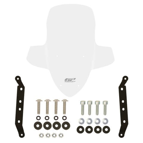 GP Kompozit SYM Joyride 300 2023-2024 Uyumlu Elcikli Ön Cam Şeffaf