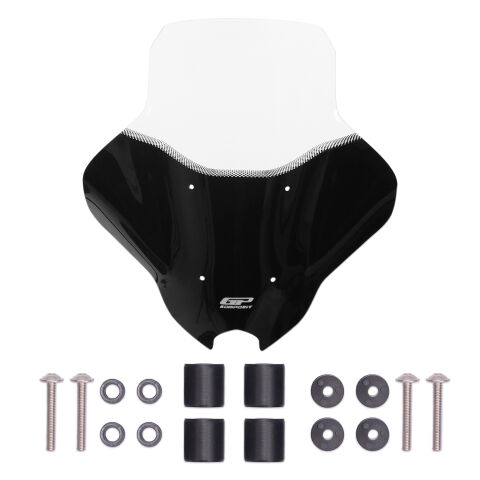GP Kompozit Yamaha NMAX 125 / 155 2025-2026 Uyumlu Baskılı Ön Cam Şeffaf
