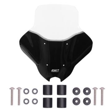 GP Kompozit Yamaha NMAX 125 / 155 2025 Uyumlu Baskılı Ön Cam Şeffaf