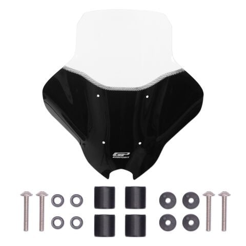 GP Kompozit Yamaha NMAX 125 / 155 2025 Uyumlu Baskılı Ön Cam Şeffaf
