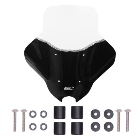 GP Kompozit Yamaha NMAX 125 / 155 2025-2026 Uyumlu Baskılı Ön Cam Şeffaf