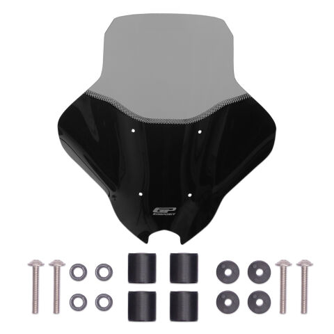 GP Kompozit Yamaha NMAX 125 / 155 2025-2026 Uyumlu Baskılı Ön Cam Füme