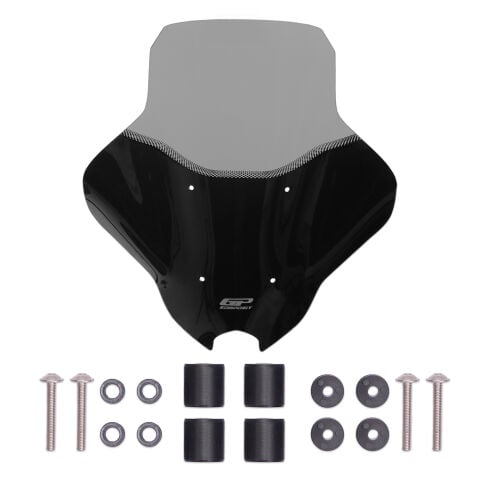 GP Kompozit Yamaha NMAX 125 / 155 2025-2026 Uyumlu Baskılı Ön Cam Füme