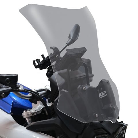 GP Kompozit BMW F 750 GS 2018-2024 Uyumlu Ön Tur Camı Füme