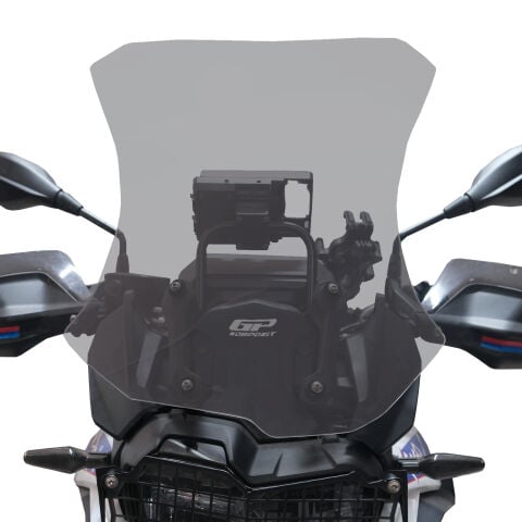 GP Kompozit BMW F 750 GS 2018-2024 Uyumlu Ön Tur Camı Füme