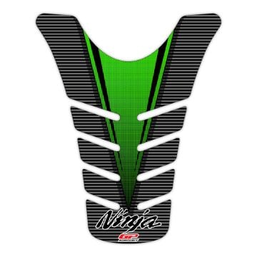 GP Kompozit Kawasaki Ninja 250 SL 2015 - 2016 Uyumlu Tank Pad Yeşil