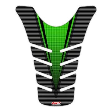GP Kompozit Kawasaki Ninja 250 SL 2015 - 2016 Uyumlu Tank Pad Yeşil