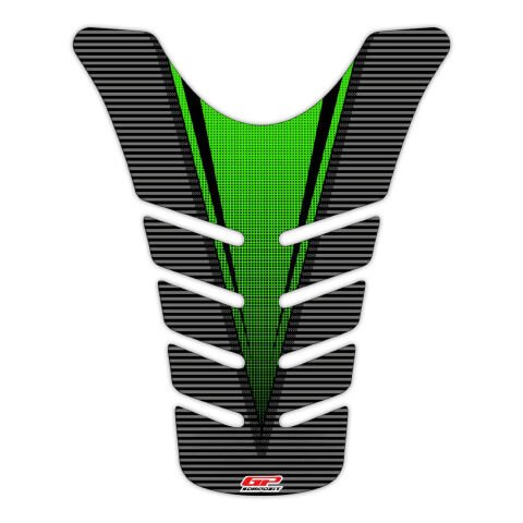 GP Kompozit Kawasaki Ninja 250 SL 2015 - 2016 Uyumlu Tank Pad Yeşil
