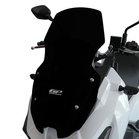 GP Kompozit SYM ADX 125 2023-2025 Uyumlu Kısa Ön Cam Siyah