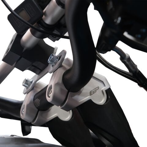 GP Kompozit CF Moto 450 MT 2024-2025 Uyumlu Gidon Yükseltme Gri