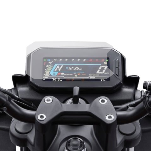 GP Kompozit TVS Raider 125 2023-2024 Uyumlu Motosiklet Ekran Koruyucu Şeffaf