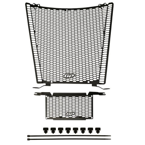 GP Kompozit BMW M 1000 RR 2021-2024 Uyumlu Radyatör Koruma Siyah
