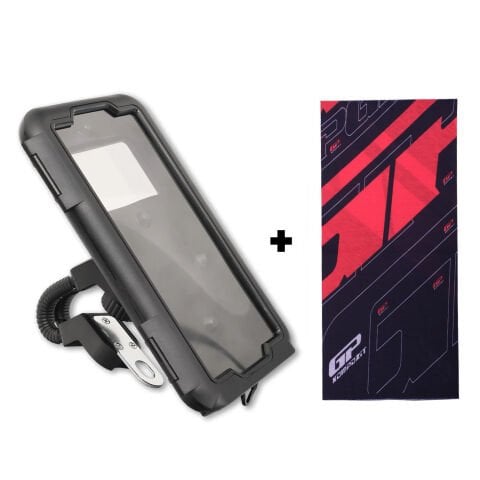 GP Kompozit TTR03 Universal Su Geçirmez Plastik Telefon Tutucu Siyah (1 Adet Renkli Boyunluk Buff Hediye)