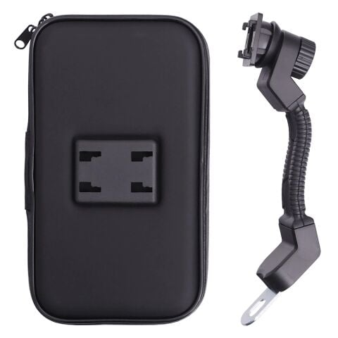 GP Kompozit TTR02 Universal Su Geçirmez Fermuarlı Telefon Tutucu Siyah (1 Adet Renkli Boyunluk Buff Hediye)