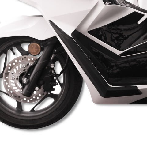 GP Kompozit Honda PCX 125 / 150 2025 Uyumlu Alt Bacak Koruma Siyah