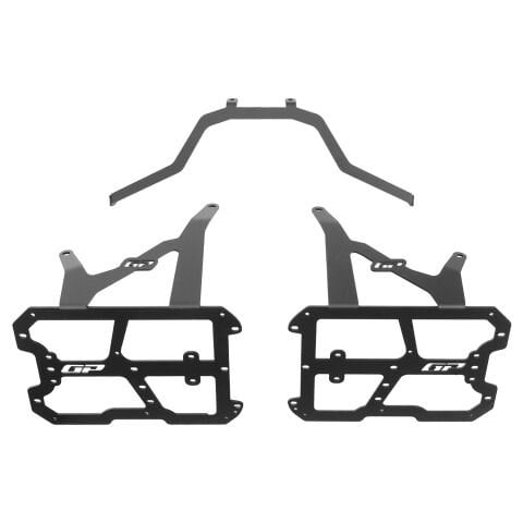 GP Kompozit KTM 250 / 390 Adventure 2020-2024 Uyumlu Yan Çanta Demiri Siyah