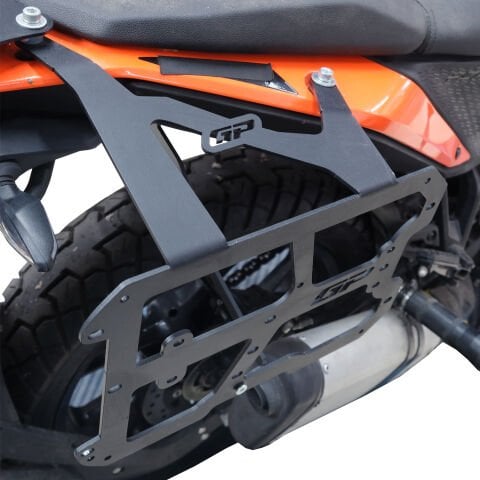 GP Kompozit KTM 250 / 390 Adventure 2020-2024 Uyumlu Yan Çanta Demiri Siyah