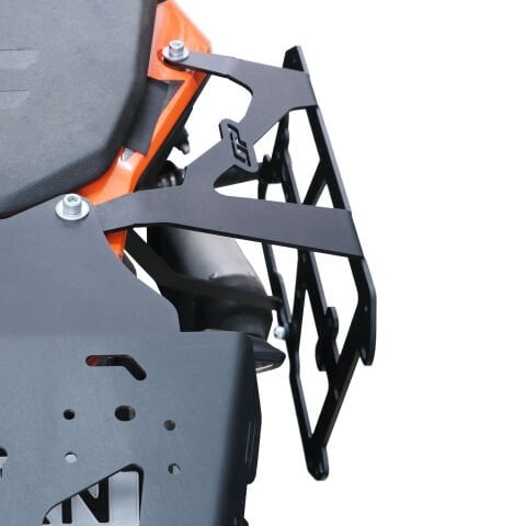 GP Kompozit KTM 250 / 390 Adventure 2020-2024 Uyumlu Yan Çanta Demiri Siyah