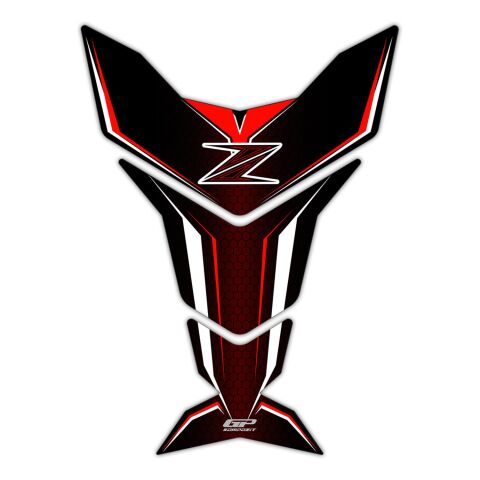 GP Kompozit Kawasaki Z Serisi 2007-2024 Uyumlu Tank Pad Bordo