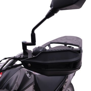 GP Kompozit SYM NH T 200 2024 Uyumlu Plastik Elcik Koruma Siyah