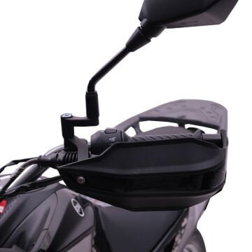 GP Kompozit SYM NH T 200 2024 Uyumlu Plastik Elcik Koruma Siyah