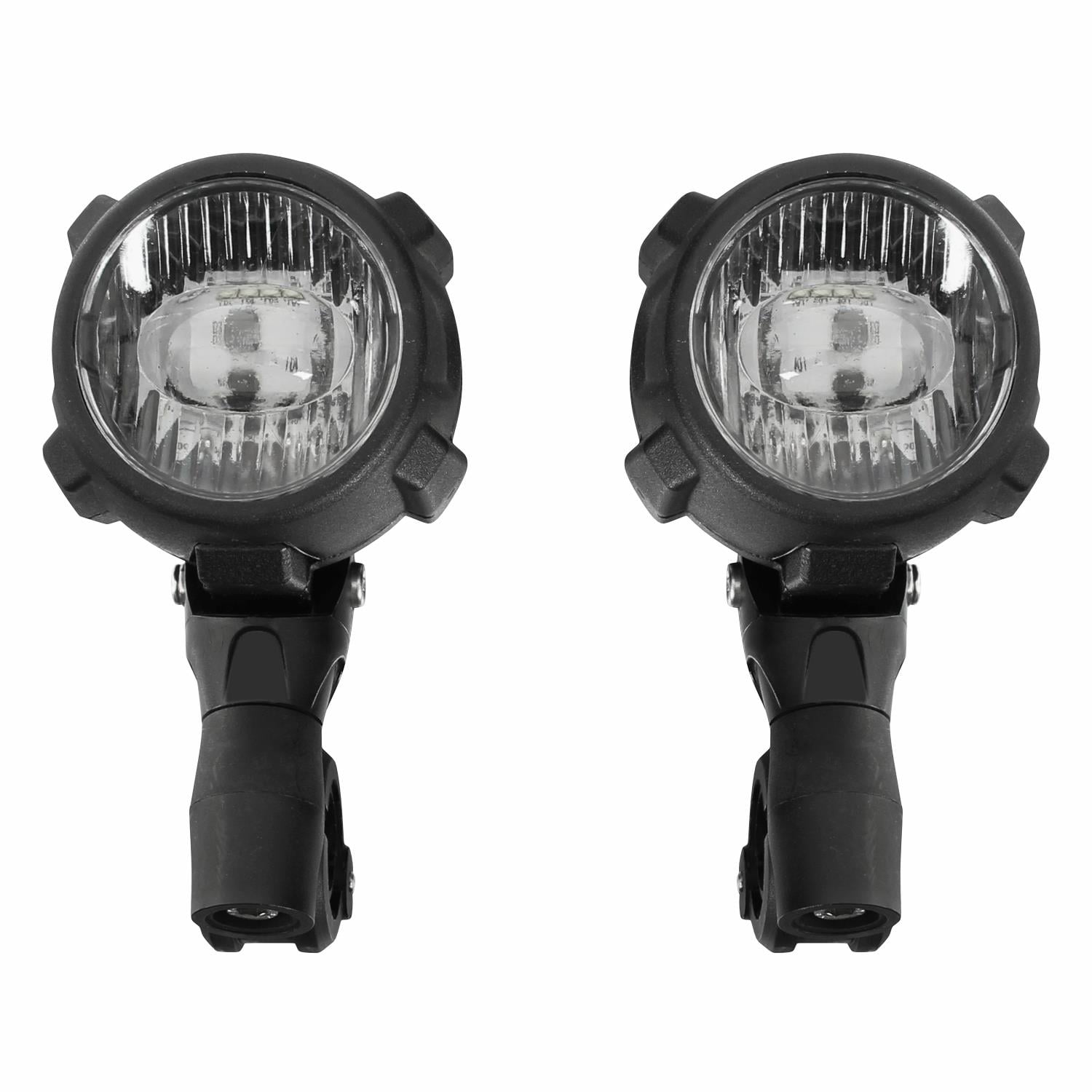 GP Kompozit Medium Universal Motosiklet Sis Farı Seti Siyah