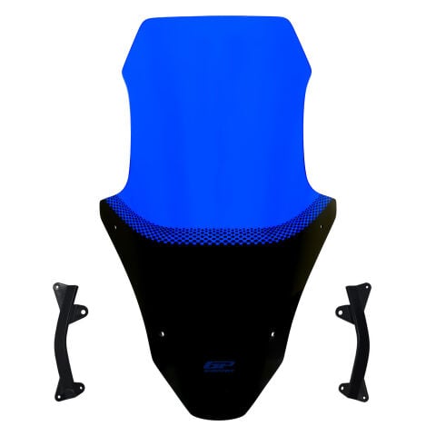 GP Kompozit Honda PCX 125 / 150 2025-2026 Uyumlu Baskılı Ön Cam Mavi