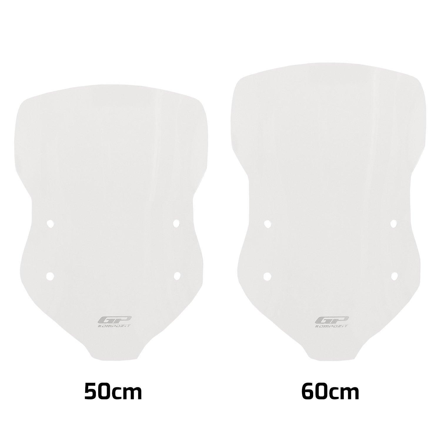 GP Kompozit Kymco DTX 250 / 360 2021-2024 Uyumlu Ön Cam Şeffaf