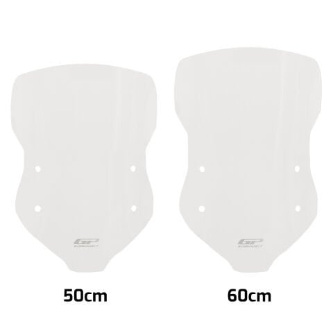 GP Kompozit Kymco DTX 250 / 360 2021-2024 Uyumlu Ön Cam Şeffaf