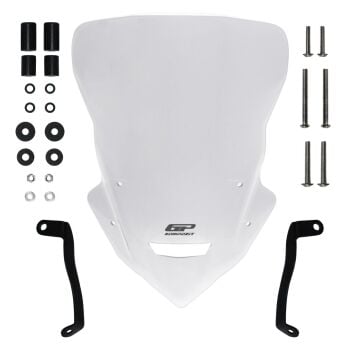 GP Kompozit Yamaha MT-25 2020-2024 Uyumlu Tur Camı Şeffaf