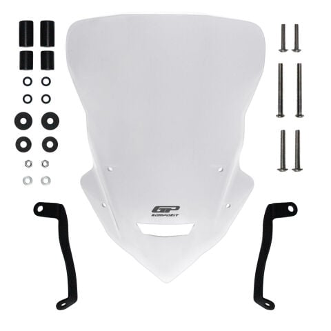 GP Kompozit Yamaha MT-25 2020-2026 Uyumlu Tur Camı Şeffaf