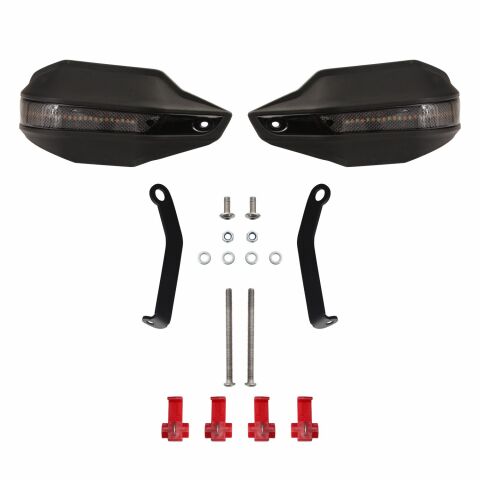 GP Kompozit CF Moto 250 NK 2023-2026 Led Sinyalli Elcik Koruma Siyah