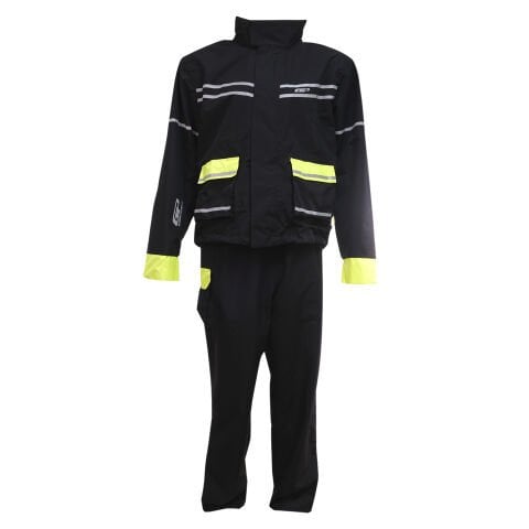 GP Kompozit YGM02 Motosiklet Alt Üst Takım Yağmurluk Siyah