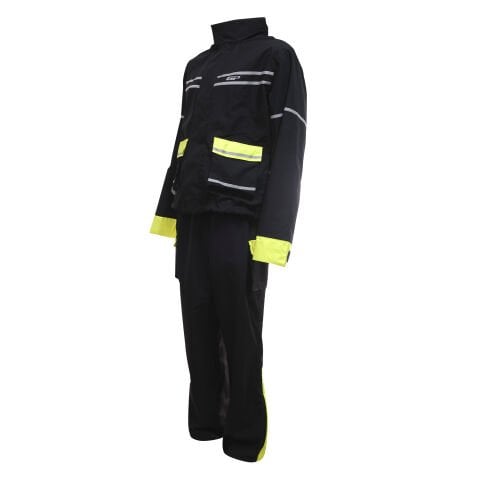 GP Kompozit YGM02 Motosiklet Alt Üst Takım Yağmurluk Siyah