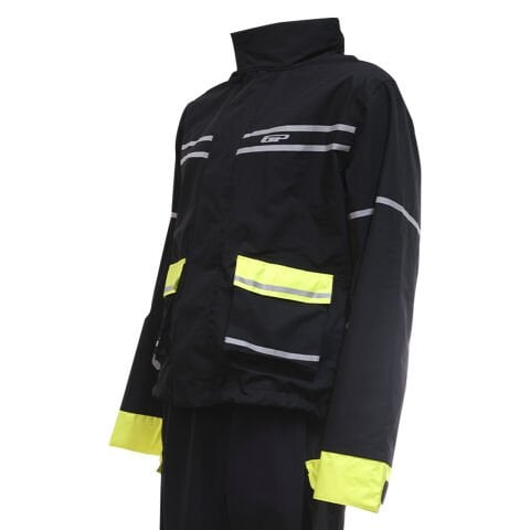 GP Kompozit YGM02 Motosiklet Alt Üst Takım Yağmurluk Siyah